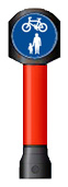 1 x 485mm Red body sleeve 